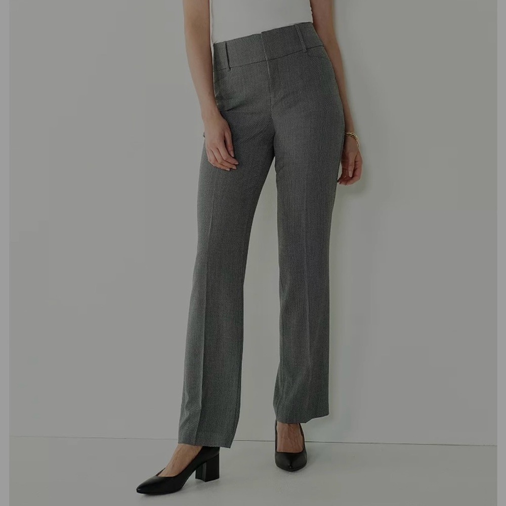 APT 9 New w/ Tags Charcoal Bootcut Mid Rise Tummy Control ladies Pants-Size 14P